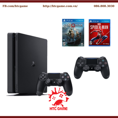 PS4 Slim 1Tb +2 Tay + 2 Đĩa