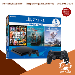 Máy PS4 Slim 1TB Mega 2 + 2 tay cầm