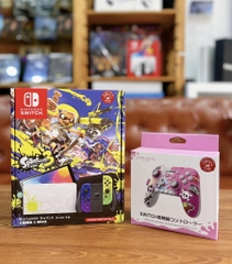Máy Nintendo Switch Oled Splatoon 3 + Tay cầm Splatoon