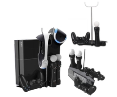 Chân đế + sạc ( tay DS4+Move) + Giá đỡ VR cho PS4 Slim/Pro P4S011 Multi-Functional Base Stand  5 in 1