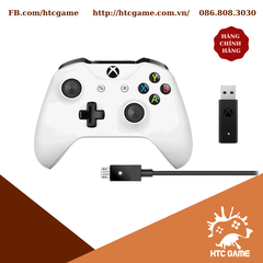 Tay cầm chơi game Xbox One S + Wireless Adapter + Dây cable kết nối cho Windows.