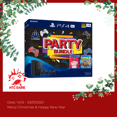 PS4 PRO 4K 1TB PARTY CUH7218B 2 tay cầm + 2 game