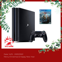 PS4 PRO 4k 1TB + GAME GOD OF WAR 4