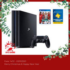 PS4 PRO 4K 1TB 7218B + PES2021 + PLUS 12 THÁNG DIGITAL