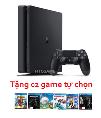 Máy PS4 Slim 500GB/Đen TẶNG 02 đĩa game tự chọn