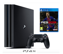 Máy PS4 Pro + Game Pes 2019