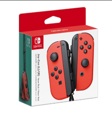 Bộ 2 tay cầm Joy-Con Neon Red (Tặng Set 4 núm Mario)