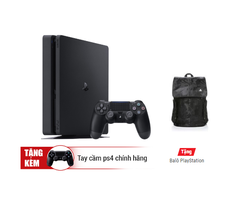 Máy PS4 Slim 500G + 2 tay + Balo Playstation