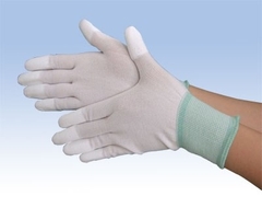 Găng tay phủ ngón trắng