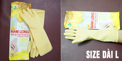 Găng cao su dài L