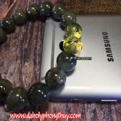 VÒNG TAY THẠCH ANH TÓC XANH