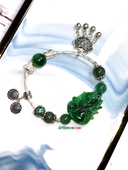 Vòng Tay Hồ Tiên Chúa Cẩm Thạch Sơn Thủy