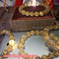 VÒNG TAY THẠCH ANH TÓC VÀNG