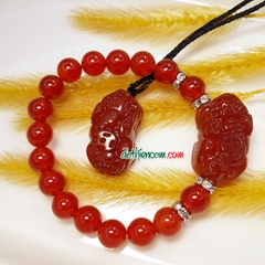 VÒNG TAY TỲ HƯU ĐỎ