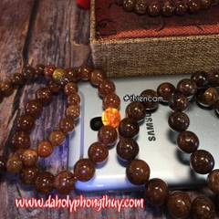 VÒNG TAY THẠCH ANH TÓC NÂU (ĐẶC)