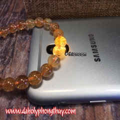 VÒNG TAY THẠCH ANH TÓC NÂU