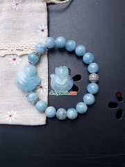 Vòng Tay Hồ Ly Aquamarin