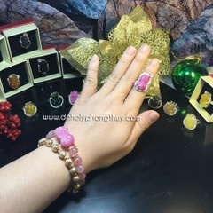 NHẪN TỲ HƯU ĐÁ RUBY