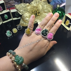 NHẪN HỒ LY CẨM THẠCH SƠN THUỶ