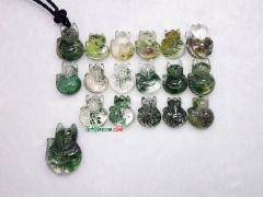 Mặt Hồ Ly Ưu Linh Xanh