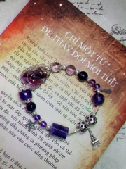 Vòng Tay Hồ Tiên Chúa Đá Thạch Anh Tím