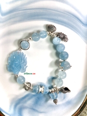 Vòng Tay Hồ Tiên Chúa Đá Aquamarin