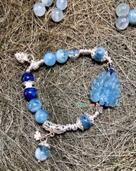 Vòng Tay Hồ Tiên Chúa Đá Aquamarin