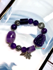 Vòng Tay Hồ Tiên Chúa Thạch Anh Tím