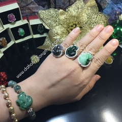 NHẪN HỒ LY CẨM THẠCH SƠN THUỶ