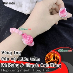 Vòng Tay Hồ Ly Ruby