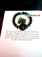 Vòng Tay Hồ Ly Thạch Anh Đen