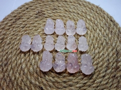 Mặt Tỳ Hưu Thạch Anh Hồng