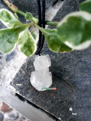 Mặt Tỳ Hưu Thạch Anh Trắng