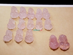 Mặt Tỳ Hưu Thạch Anh Hồng