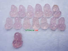 Mặt Tỳ Hưu Thạch Anh Hồng