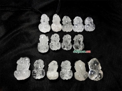 Mặt Tỳ Hưu Thạch Anh Trắng
