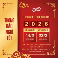 Thông báo lịch nghỉ Tết Nguyên đán 2026