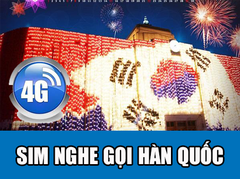 Sim 4G Hàn Quốc 20GB - 8 Ngày Có Thể Nghe Gọi Tại Hàn Quốc - Nhận Tại Việt Nam