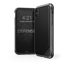 Ốp Lưng X-Doria 474498 Cho iPhone X/XS Chống Va Đập (Black Carbon Fiber)
