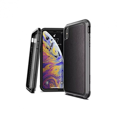 Ốp Lưng X-Doria 473200 Cho iPhone XS Max Chống Va Đập (Black Leather)