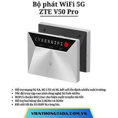ZTE V50 Pro | Router WiFi di động 5G Wi-Fi 5, tốc độ 1.83Gbps, băng tần kép | Bảo hành 1 đổi 1