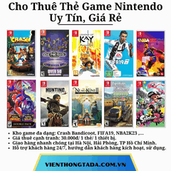 Cho Thuê Thẻ Game Nintendo Giá Rẻ Tại Hà Nội, Hải Phòng, TP. Hồ Chí Minh - Cho Thuê Hàng Chính Hãng Với Giá Rẻ