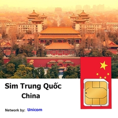 Sim du lịch Trung Quốc China Unicom 5GB dùng trong 7 ngày - Nhận Tại Việt Nam