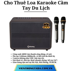 Cho Thuê Loa Karaoke Cầm Tay Du Lịch Chính Hãng, Giá Rẻ Tại Hà Nội, Hải Phòng, TP Hồ Chí Minh