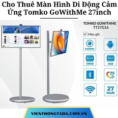 Cho Thuê Màn Hình Di Động Cảm Ứng Tomko GoWithMe 27inch : Màn Hình Cảm Ứng, Có Camera, Di Chuyển Dễ Dàng, Chính Hãng Tại Hà Nội, Đà Nẵng, Hải Phòng, TP Hồ Chí Minh- Cho Thuê Hàng Chính Hãng Với Giá Rẻ