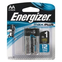 Pin tiểu AA LR6 Energizer Max Plus EP91  vỉ 2 viên - Hàng chính hãng