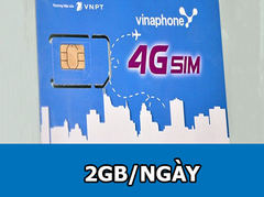 Sim 4G Vinaphone EZcom120 tặng 2GB/ngày tốc độ cao