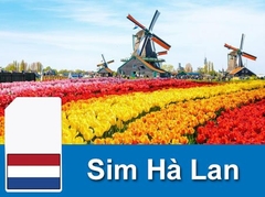 SIM và eSIM 3G/4G du lịch Hà Lan - Nhận Tại Việt Nam