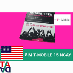 Sim Mỹ Canada T-mobile 15 ngày - 10GB tốc độ cao không giới hạn dung lượng - Nhận Tại Việt Nam