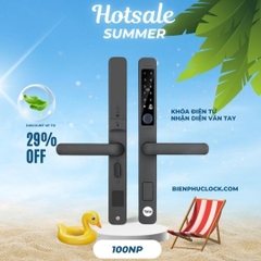 Khóa Cửa Nhôm Vân tay YALE YDMA 100NP (YDMA100NP/ YDMA100 NP)